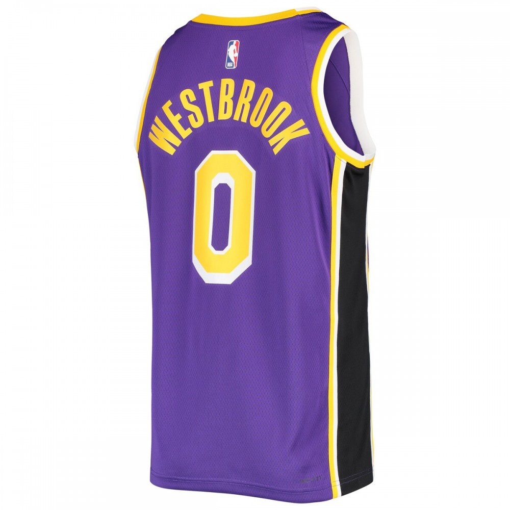 Russell Westbrook Los Angeles Lakers Jordan Brand 2021/22 Swingman Jersey - Statement Edition - Purple-Pro Kit Vault | Brand New 26/27 Sports Jerseys